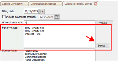 Step 7. Calculate Penalty Billings